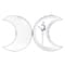 Cadre en verre noir en forme de lune de 19,6 cm x 23,7 cm d’Ashland